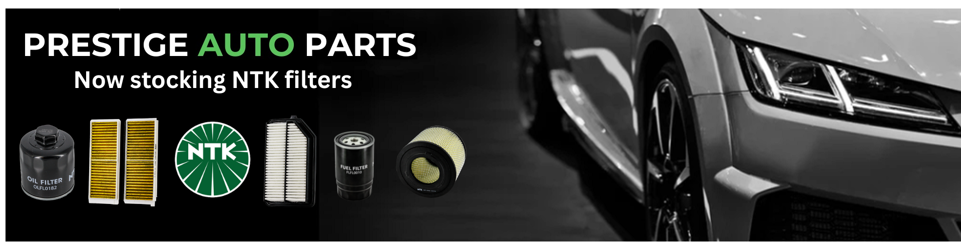 Prestige Auto Parts Main Banner