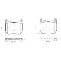 OEM Front Brake Pads Set 0004200804