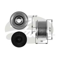 Alternator Freewheel Clutch 021903119J