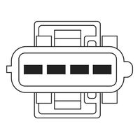 Genuine Bosch Post Cat Downstream Oxygen Sensor 0258006185