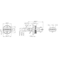 Genuine Bosch Fuel Pressure Sensor 0261545030