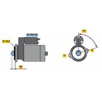 Starter Motor 02E911024A