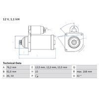 Starter Motor 02Z911023G