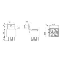 Genuine Bosch Relay, Main Current,Relay 0332019451