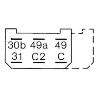 Genuine Bosch Warn.+ Turn Sig.Flasher 0335215154