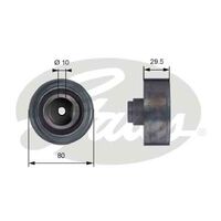 Timing Belt Idler Pulley 038109244M