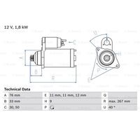 Starter Motor 068911023T
