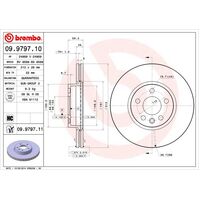 Brembo Front Brake Rotors Set 09.9797.11