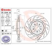 Brembo Rear Brake Rotors Set 09.C506.33