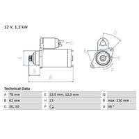 Starter Motor 0AM911023N