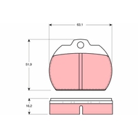 Front Brake Pads 111698151B