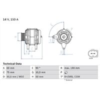 Alternator 12317546285