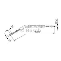 Parking Brake Cable 133609721