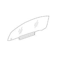OEM Left Front Door Glass 1707200918