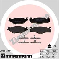 Zimmermann Front Brake Pad Set 191-698-151G