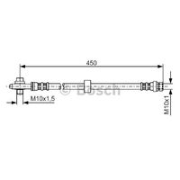 Front Brake Hose 1J0611701