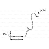 Right Rear Brake Hose 1J0611764K