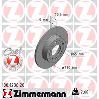 Zimmermann Rear Brake Disc Rotor Pair  1J0-615-601