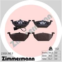 Zimmermann Front Brake Pad Set 1J0-698-151E