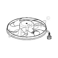 Radiator Fan 1J0959455S