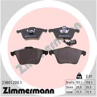 Zimmermann Front Brake Pad Set 1K0-698-151B