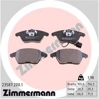 Front Brake Pads 1K0698151X
