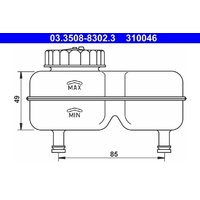 Brake Fluid Reservoir 211611301E