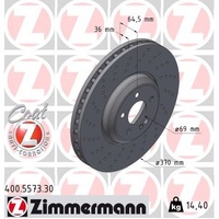 Zimmermann Front Brake Rotors 2224200272
