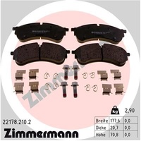 Front Brake Pads Set 2N0698151A