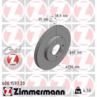 Zimmermann Front Brake Disc Rotor Pair  321-615-301D