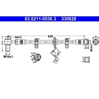 ATE Brake Hose 330628