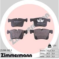 Zimmermann Front Brake Pad Set 3410-6859-182