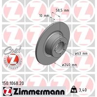 Front Brake Rotors Set 34111104944