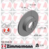 Zimmermann Front Brake Disc Rotor Pair  3411-1160-673