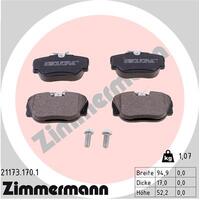 Zimmermann Front Brake Pad Set 3411-1161-347