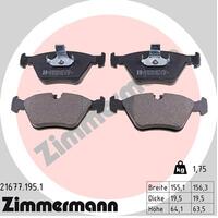 Zimmermann Front Brake Pad Set 3411-1164-330