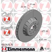 Left Front Brake Rotor 34112228845