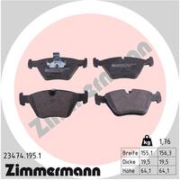 Zimmermann Front Brake Pad Set 3411-2282-995