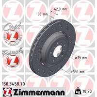 Front Brake Rotors Set 34112283386