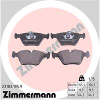 Zimmermann Front Brake Pad Set 3411-6761-243