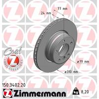 Zimmermann Front Brake Disc Rotor Pair  3411-6764-021