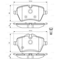 Front Brake Pad Set 34116770251