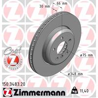 Zimmermann Front Brake Disc Rotor Pair  3411-6775-277