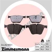 Zimmermann Front Brake Pad Set 3411-6783-554