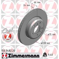 Zimmermann Front Brake Disc Rotor Pair  3411-6794-429