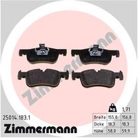 Zimmermann Front Brake Pad Set 3411-6850-567