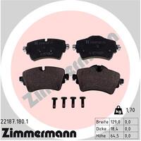 Zimmermann Front Brake Pad Set 3411-6860-017