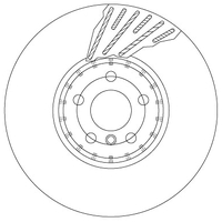 Left Front Brake Rotor 34116860911