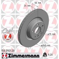Zimmermann Rear Brake Disc Rotor Pair  3420-6797-605