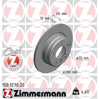 Zimmermann Rear Brake Disc Rotor Pair  3421-1158-936